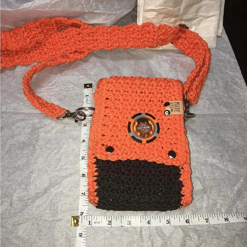 Handmade Crochet Crossbody Bag - Picture 3 of 3